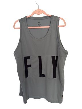 Nike Women’s Gray Tank with FLY Graphic